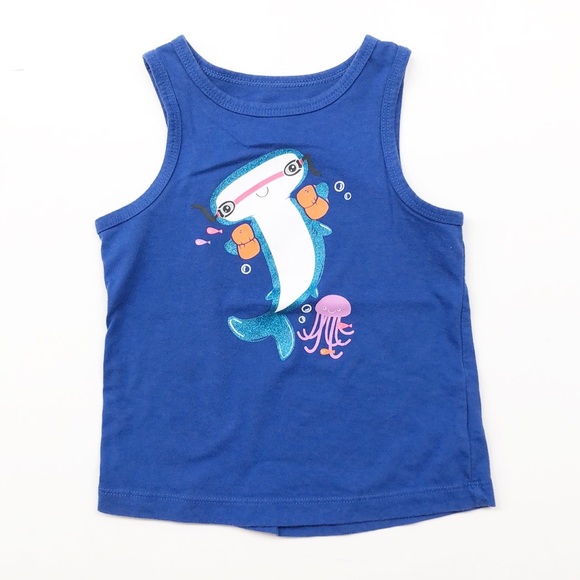Cat & Jack toddler boy underwater graphic tank top